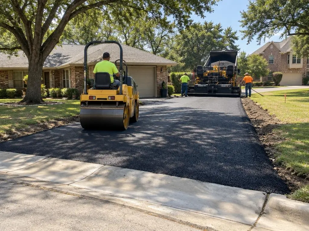 Asphalt Driveway Installation in North Richland Hills, TX